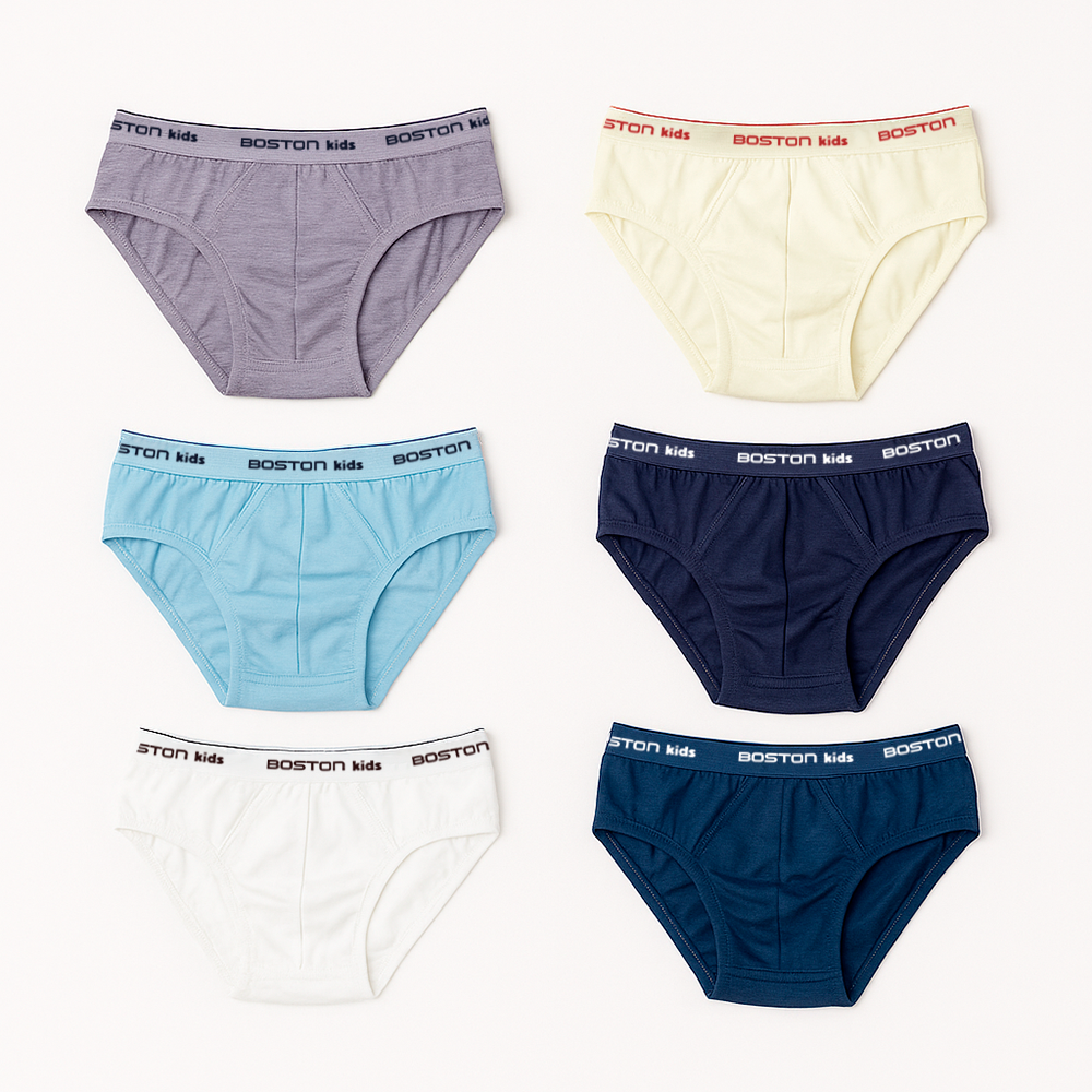 PACK 6 CALZONCILLOS NIÑO BOSTON MULTICOLOR 879N KIDS - 2