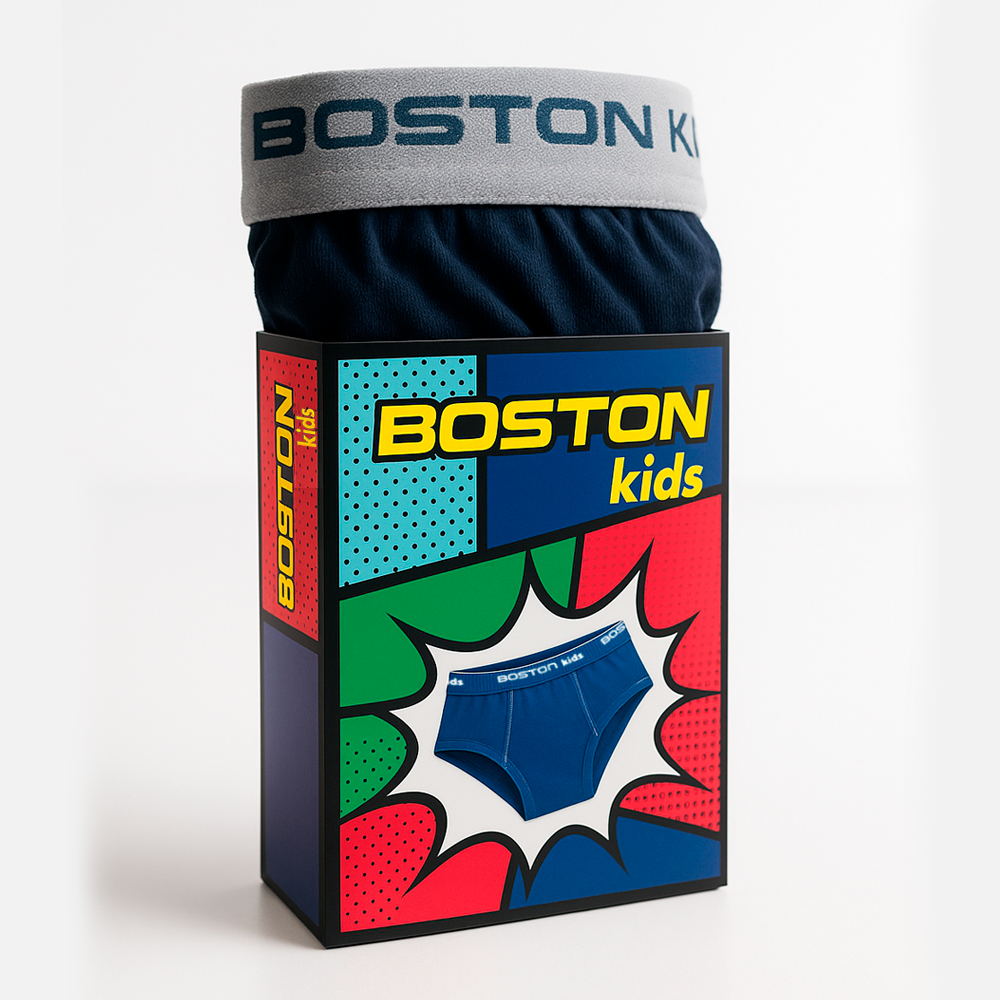 PACK 6 CALZONCILLOS NIÑO BOSTON MULTICOLOR 879N KIDS - 3