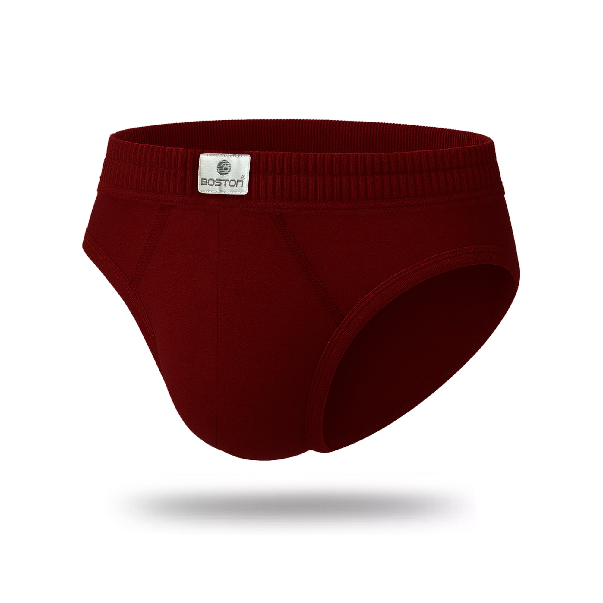 PACK X4 TRUSAS ALGODÓN BOSTON VINO 878 RECUBIERTO BIKINI VINO - 2