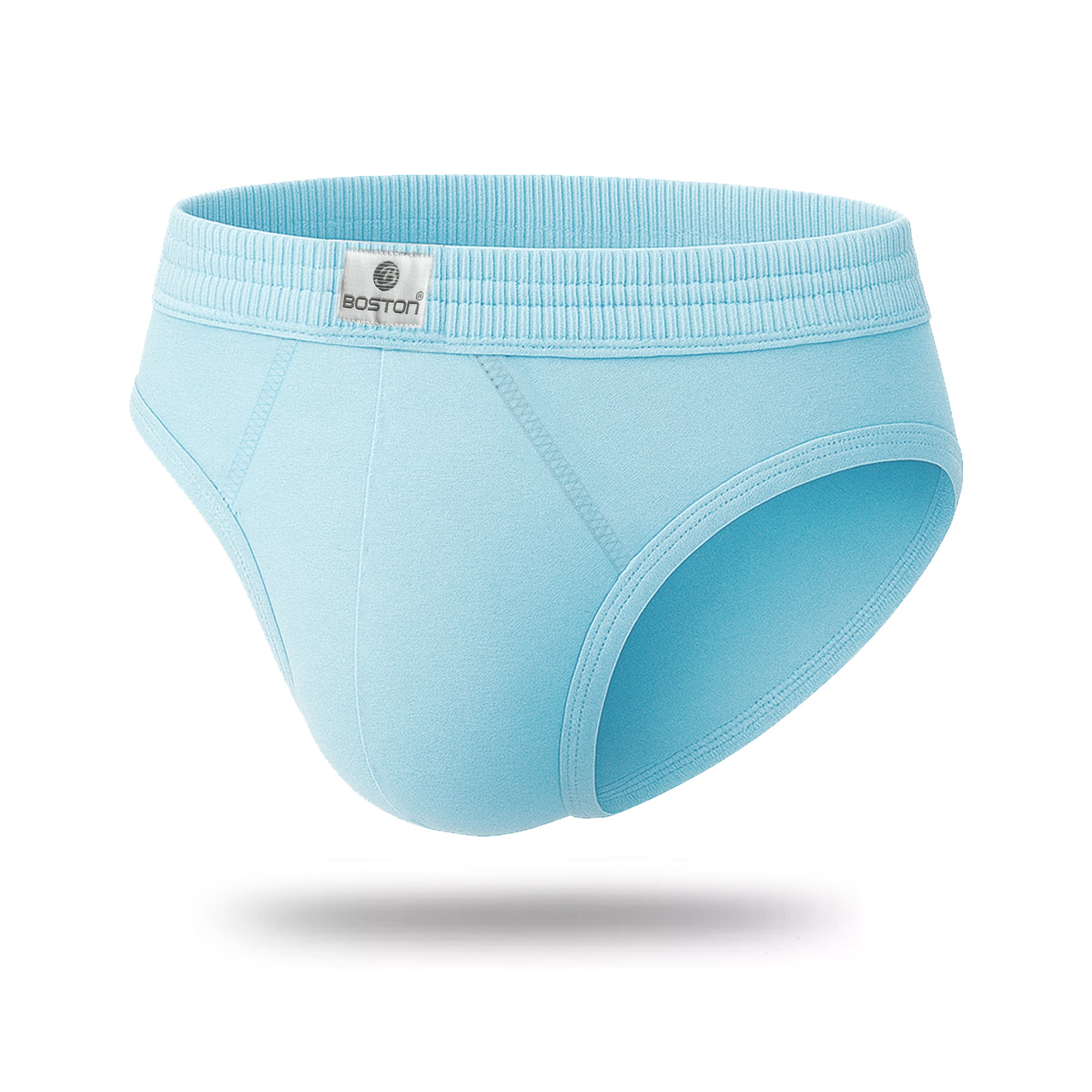 PACK X4 TRUSAS ALGODÓN BOSTON CELESTE 878 RECUBIERTO BIKINI - 2