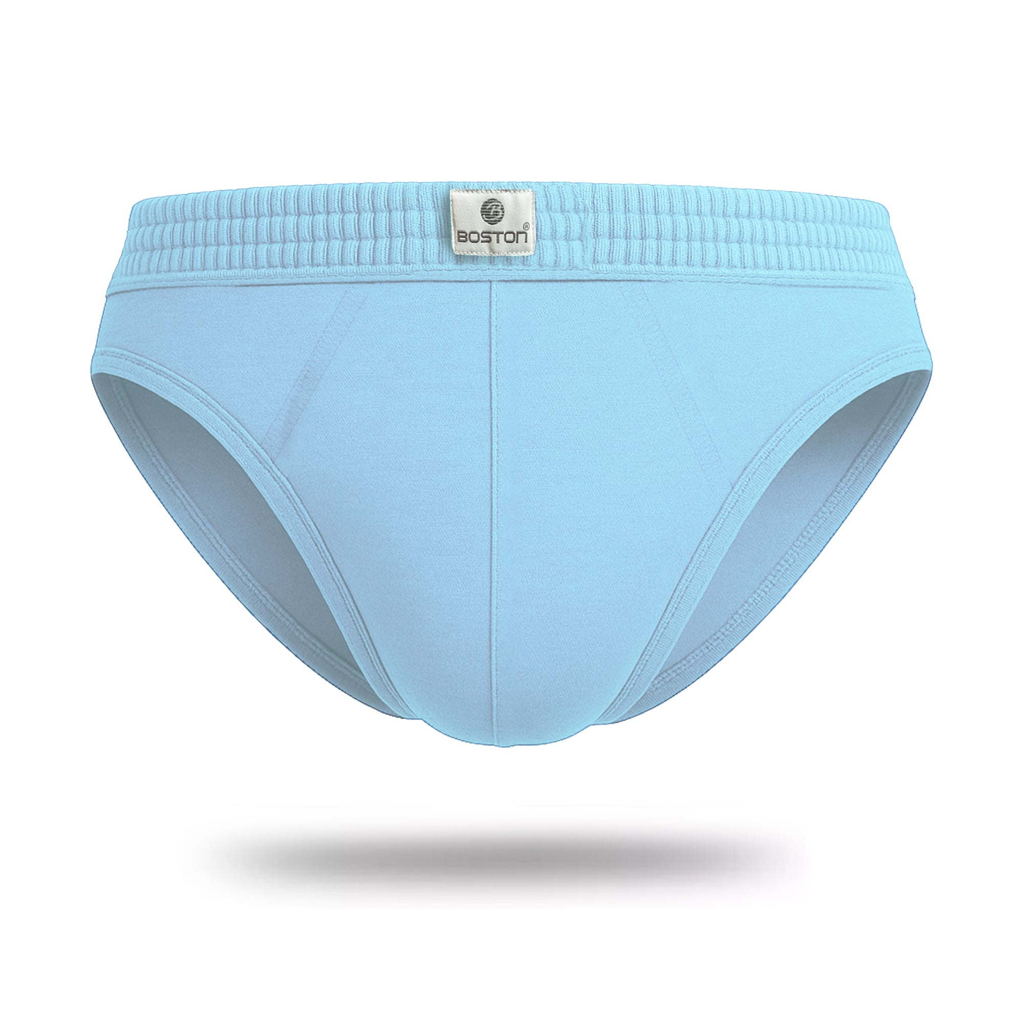PACK X4 TRUSAS ALGODÓN BOSTON CELESTE 878 RECUBIERTO BIKINI - 3