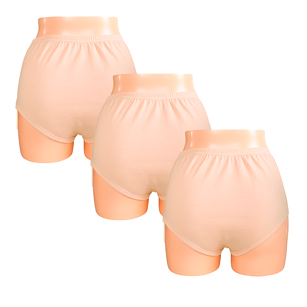PACK X3 TRUSAS ALGODÓN SWEET COTTON BEIGE 957 CLÁSICA - 2