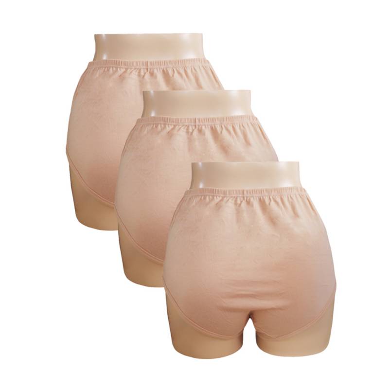 PACK X3 TRUSAS ALGODÓN SWEET COTTON BEIGE 957 CLÁSICA - 2
