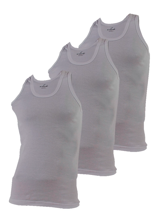 PACK X3 BVD STRIPPER GRIS CLARO BÁSICO PREMIUM - 1