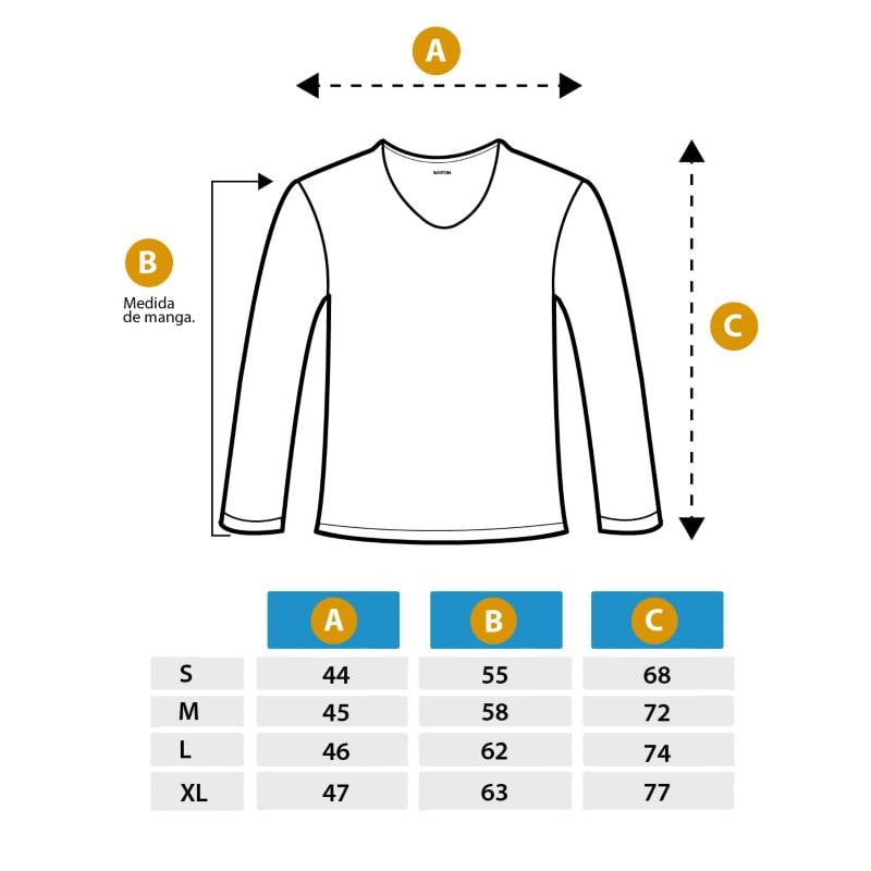 PACK X3 POLOS MANGA LARGA ALGODÓN BOSTON BLANCO 918 CUELLO U - 3