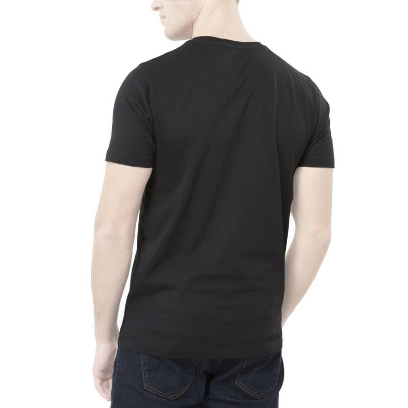 POLO MANGA CORTA ALGODÓN BOSTON NEGRO 926 CUELLO REDONDO - 2