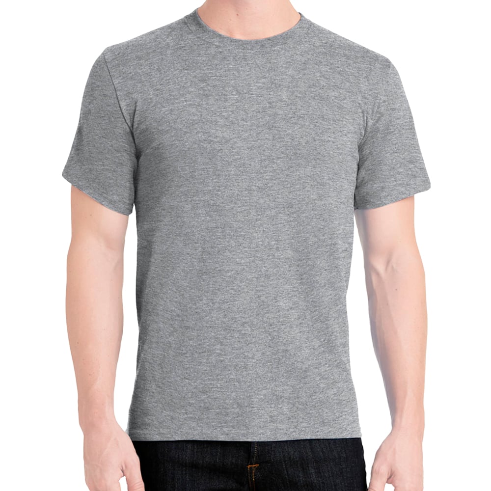 POLO MANGA CORTA BOSTON GRIS CLARO 926 CUELLO REDONDO - 1