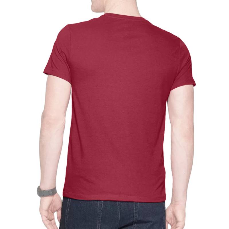 POLO MANGA CORTA ALGODÓN BOSTON ROJO 929 CUELLO V - 2