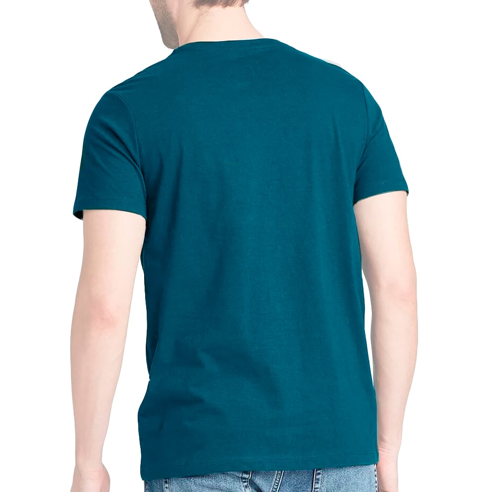 POLO MANGA CORTA ALGODÓN BOSTON ACERO 929 CUELLO V - 2