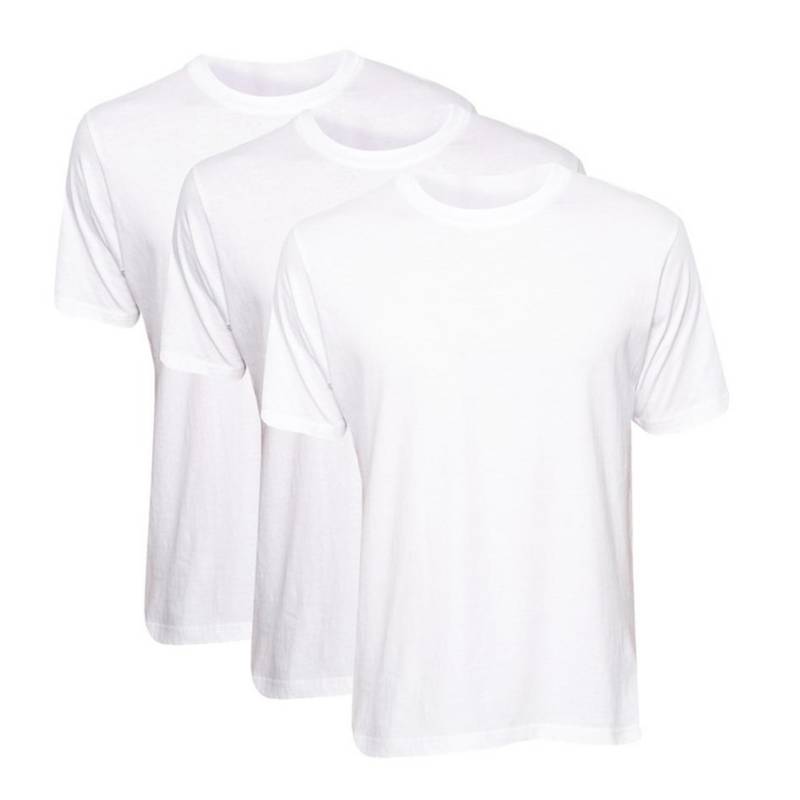 PACK X3 POLOS ALGODÓN BOSTON BLANCO 926 CUELLO O - 1