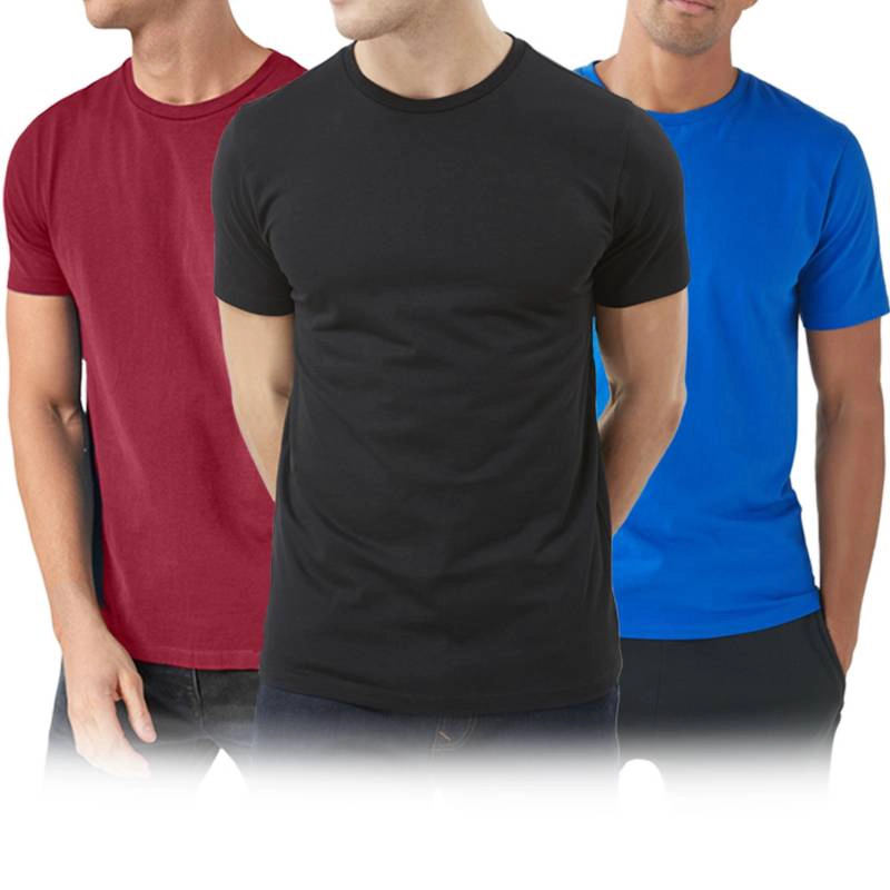 PACK X3 POLOS ALGODÓN BOSTON MULTICOLOR 926 CUELLO O - 1