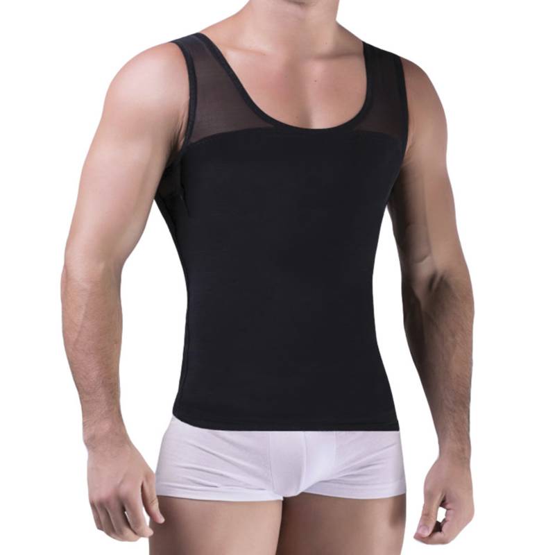 CAMISETA REDUCTORA HOMBRE NATURELL - NEGRO - 1