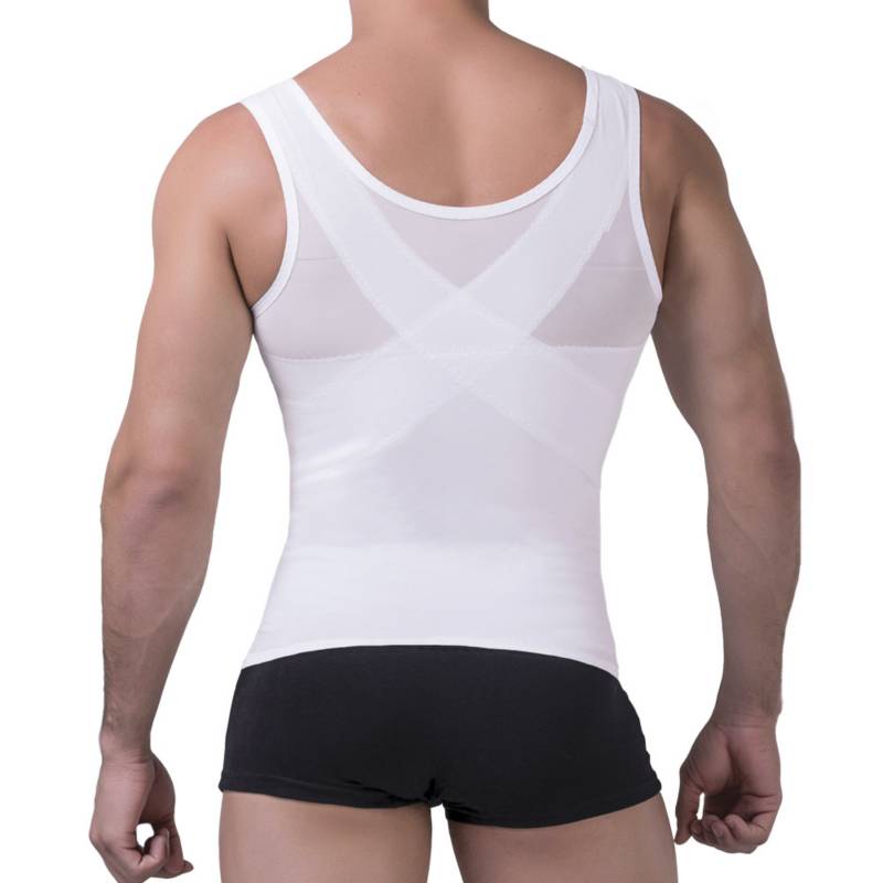 CAMISETA REDUCTORA HOMBRE NATURELL - BLANCO - 2