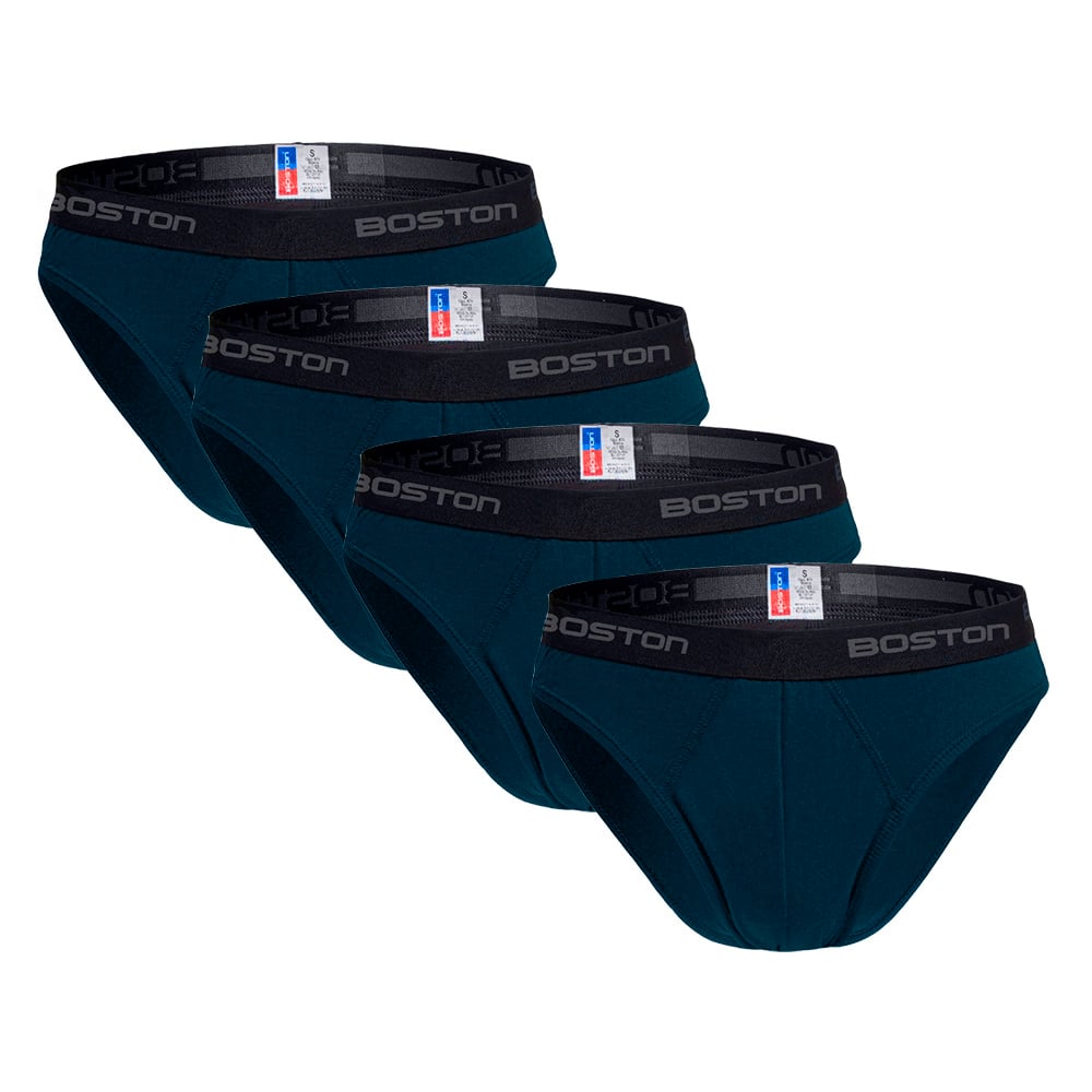 PACK 4 CALZONCILLOS ALGODÓN HOMBRE BOSTON 879 - 1