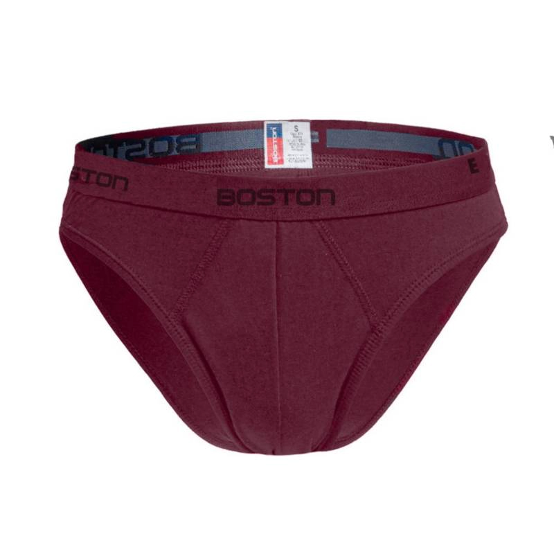 PACK 4 CALZONCILLOS ALGODÓN HOMBRE BOSTON 879 VINO - 2