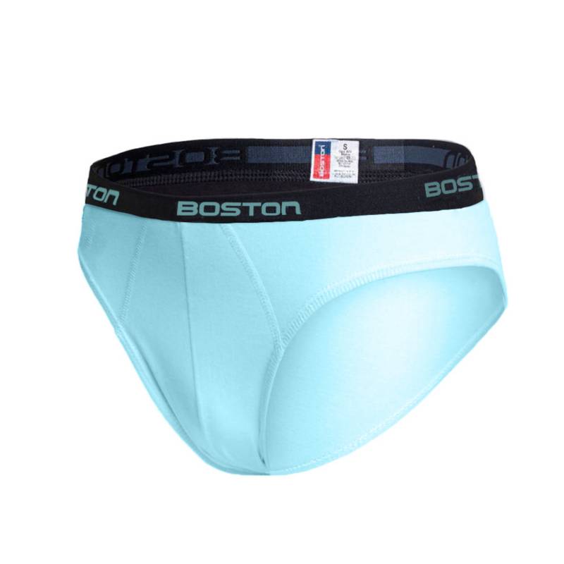 PACK 4 CALZONCILLOS ALGODÓN HOMBRE BOSTON 879 TURQUESA - 3
