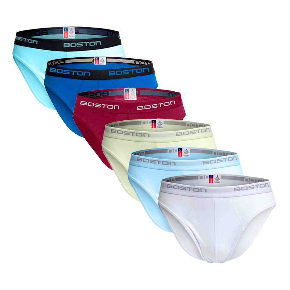 PACK 6 CALZONCILLOS ALGODÓN HOMBRE BOSTON 879 2 - 1