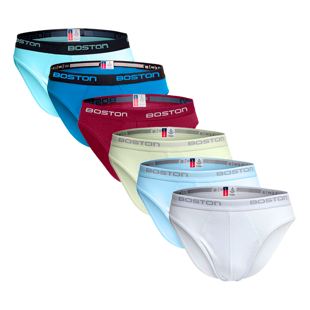 PACK 6 CALZONCILLOS ALGODÓN HOMBRE BOSTON 879 2 - 1