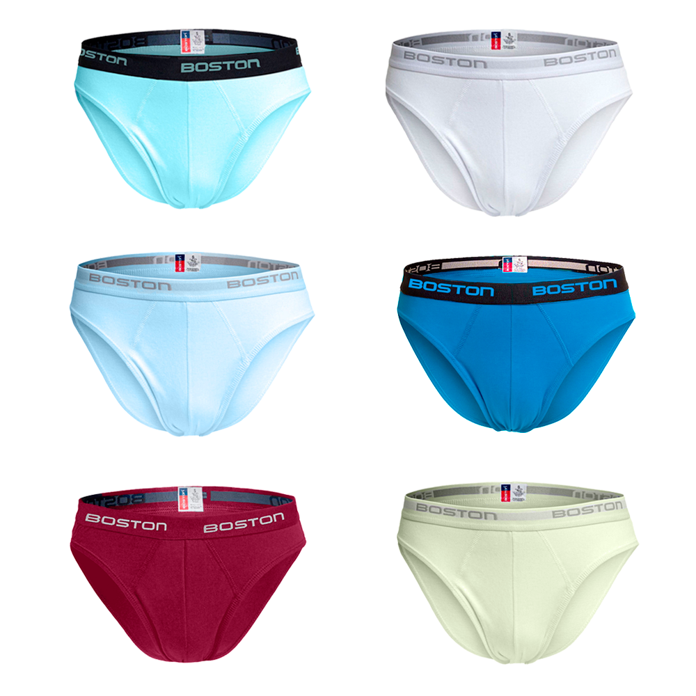 PACK 6 CALZONCILLOS ALGODÓN HOMBRE BOSTON 879 2 - 2