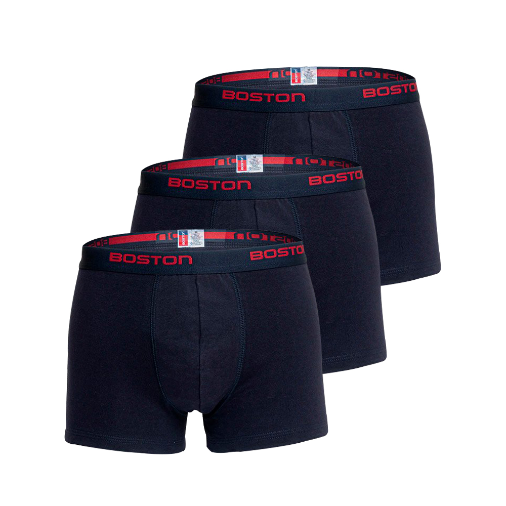 PACK 3 BÓXERS HOMBRE BOSTON 742 CORTO - 1