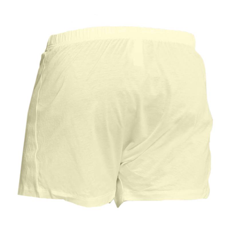 SHORT BOSTON DE ALGODÓN RECUBIERTO CREMA - 3
