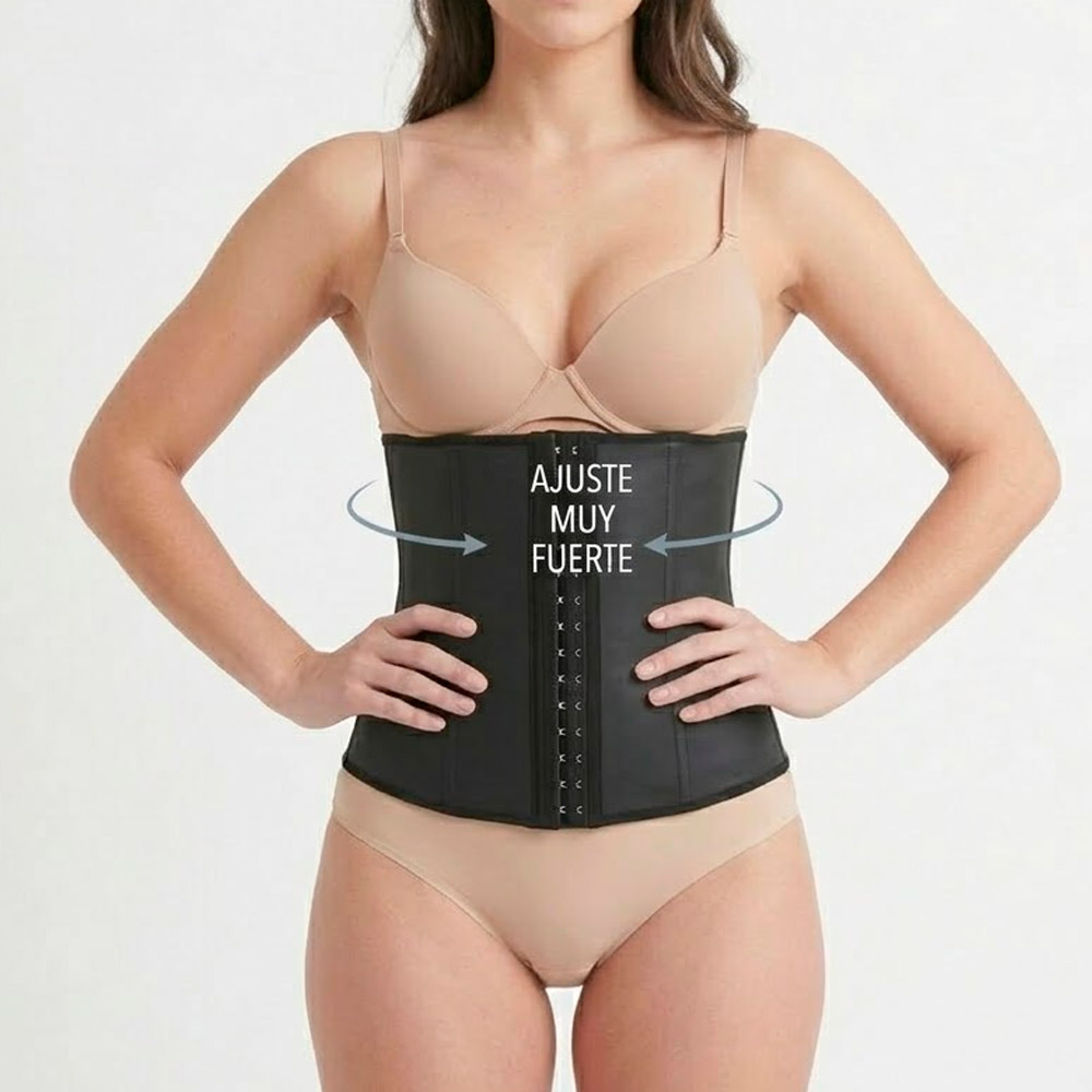 SILHOUETTE FAJA CINTURETE REDUCTOR LATEX NEGRO - 4