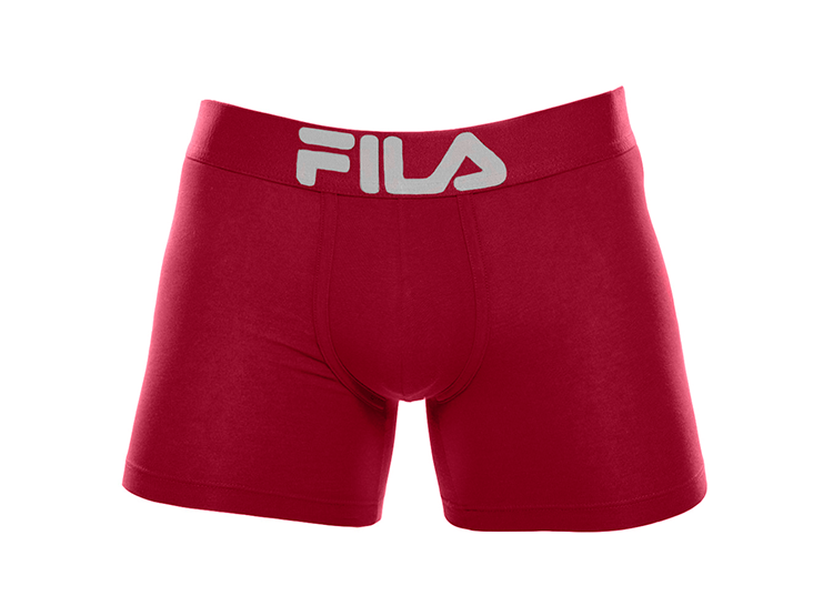 BÓXER HOMBRE FILA FC120 PRETINA ANCHA VINO - 1