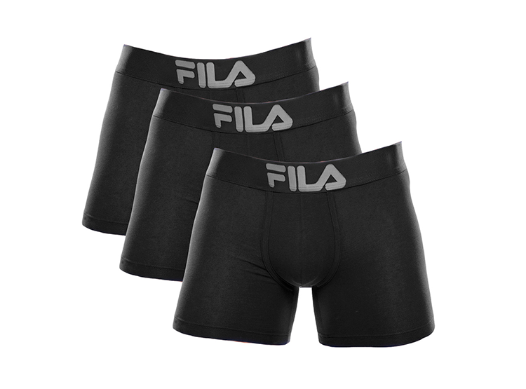 PACK 3 BÓXERS ALGODÓN HOMBRE FILA FC120 PRETINA ANCHA - 1