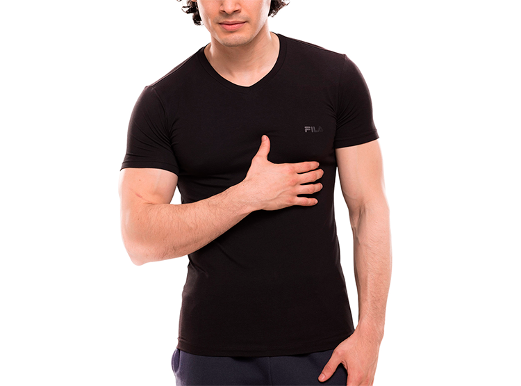 POLO MANGA CORTA HOMBRE FILA A00269S CUELLO V - 1