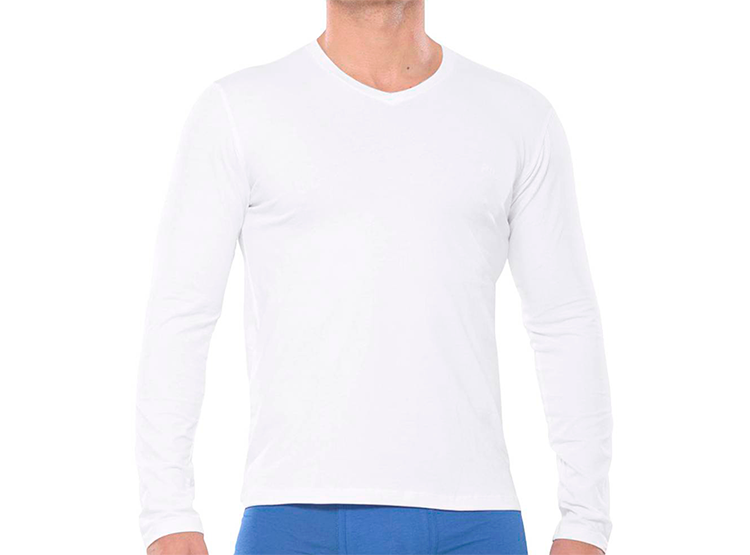 POLO MANGA LARGA HOMBRE FILA FC241 CUELLO V - 1