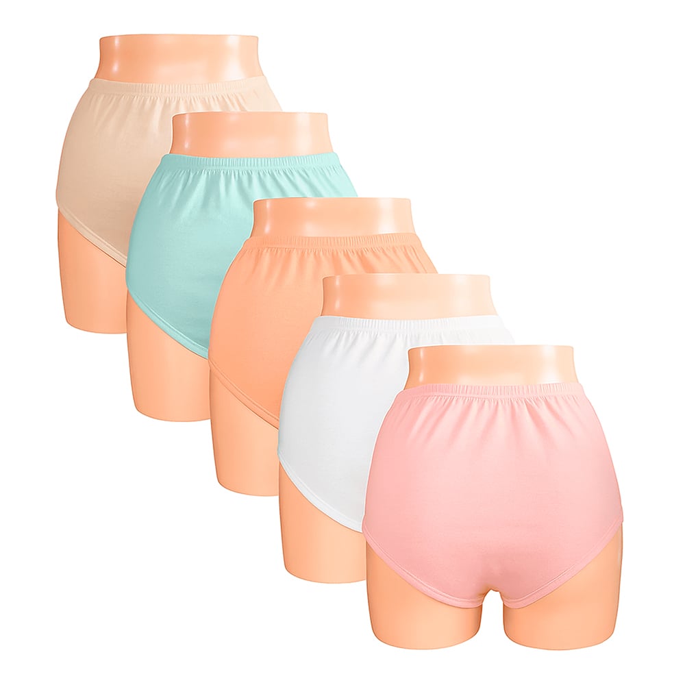 PACK X5 CALZÓN ALGODÓN MUJER SWEET COTTON MULTICOLOR 957 TRUSA CLÁSICA - 2