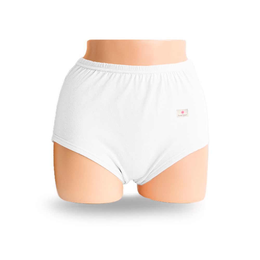 PACK X3 CALZÓN ALGODÓN MUJER SWEET COTTON BLANCO 957 TRUSA CLÁSICA - 3
