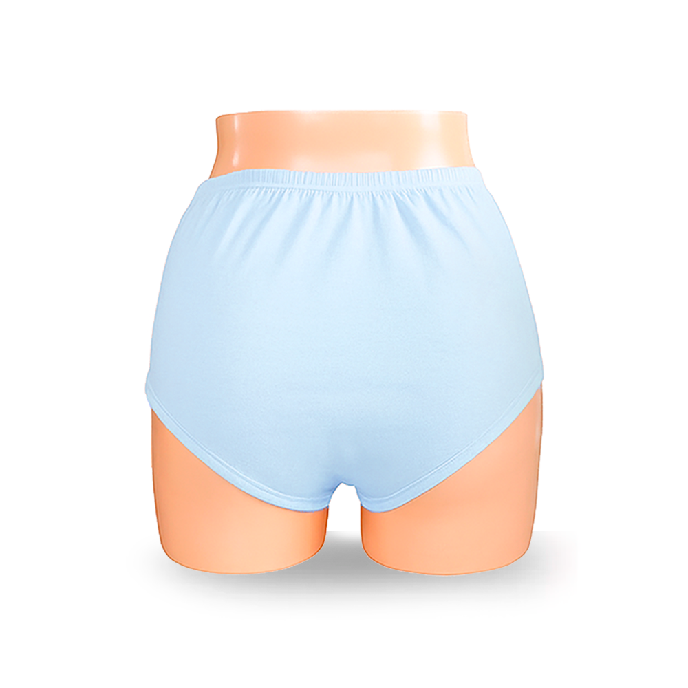 PACK X3 CALZÓN ALGODÓN MUJER SWEET COTTON CELESTE 957 TRUSA CLÁSICA - 4