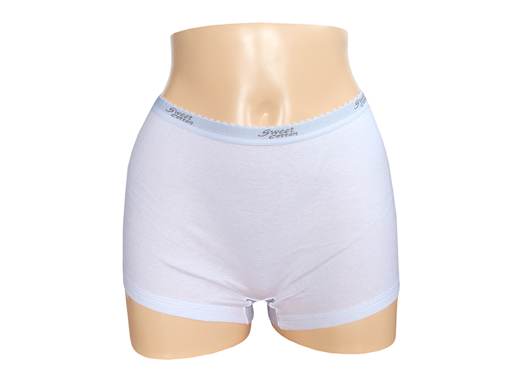 PACK X3 BÓXER MUJER SWEET COTTON BLANCO 746 DEPORTIVO - 3