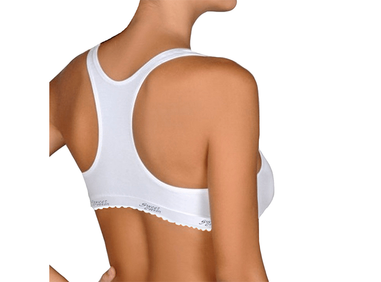 TOP DEPORTIVO DE ALGODÓN SWEET COTTON BLANCO - 2