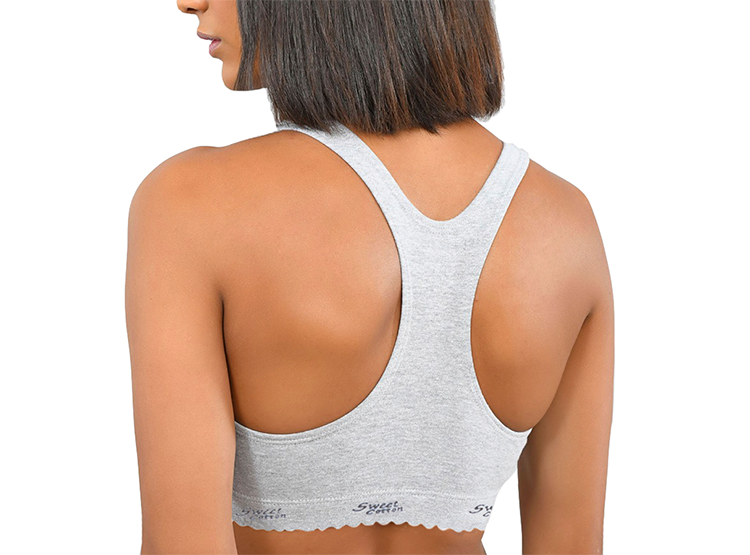 TOP DEPORTIVO DE ALGODÓN SWEET COTTON GRIS - 2