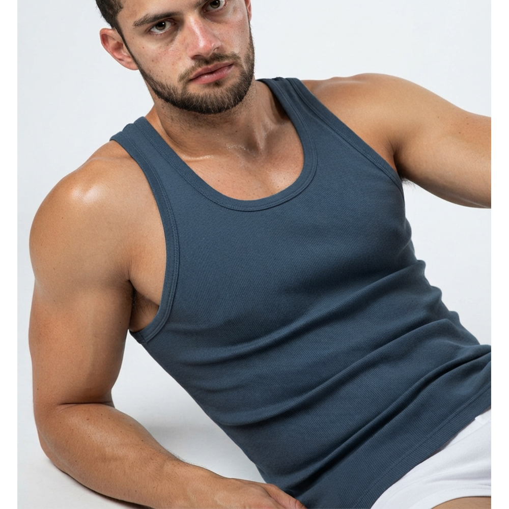 BVD STRIPPER BÁSICO PREMIUM AZUL ACERO - 2