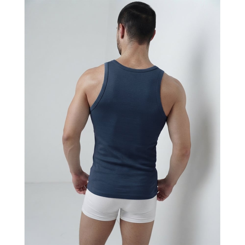 BVD STRIPPER BÁSICO PREMIUM AZUL ACERO - 3
