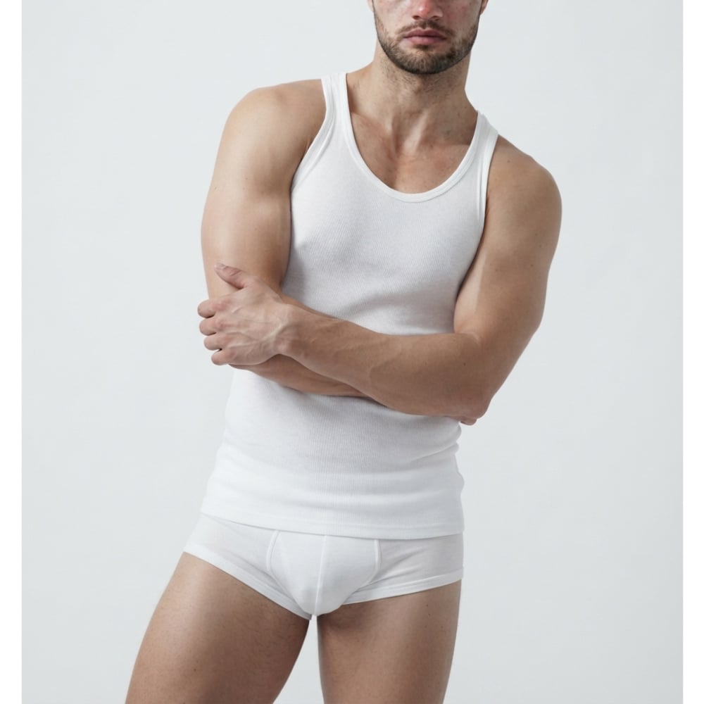 BVD STRIPPER BÁSICO PREMIUM BLANCO - 1