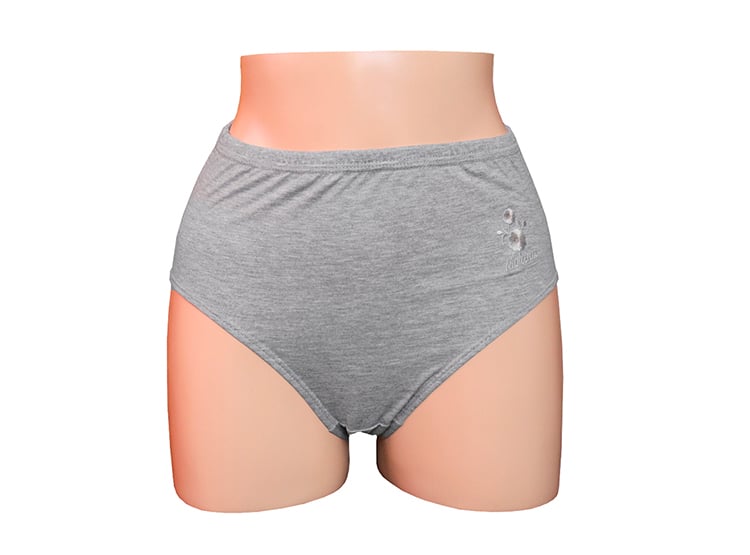 PACK X6 CALZÓN MUJER MONINA GRIS TRUSA CLÁSICA - 2