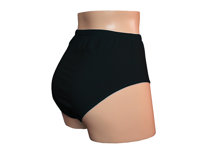 PACK X6 CALZÓN ALGODÓN MUJER MONINA NEGRO TRUSA CLÁSICA - 4