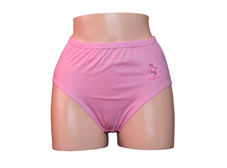 PACK X6 CALZÓN ALGODÓN MUJER MONINA CHICLE TRUSA CLÁSICA - 2