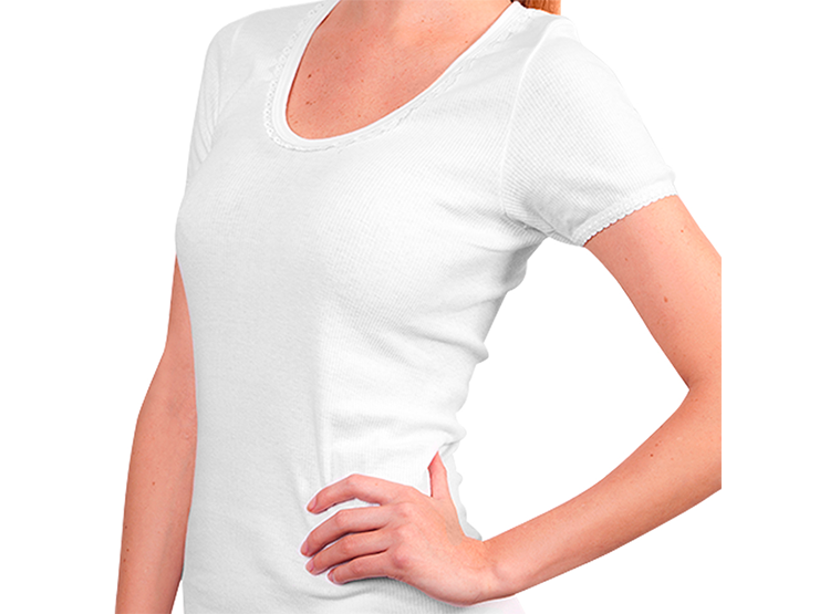 POLO MANGA CORTA SWEET COTTON BLANCO - 1