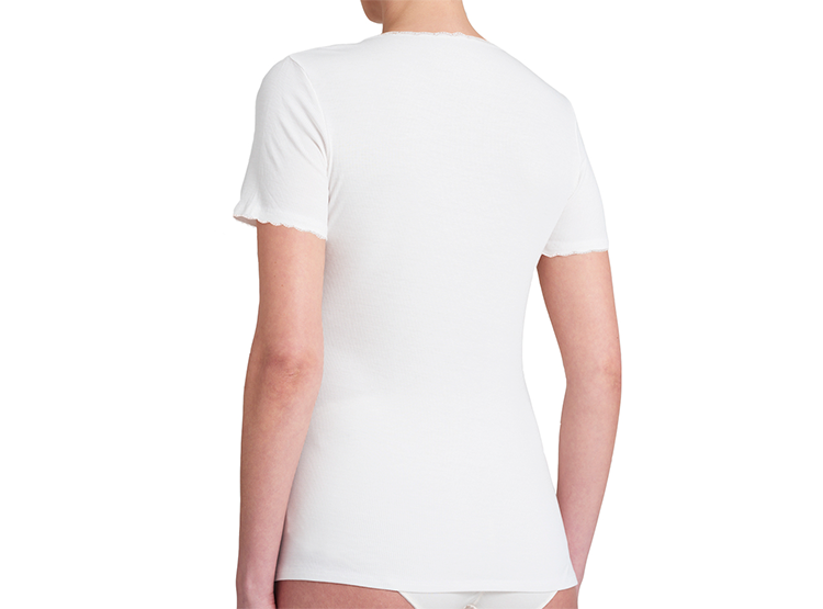 POLO MANGA CORTA SWEET COTTON BLANCO - 2