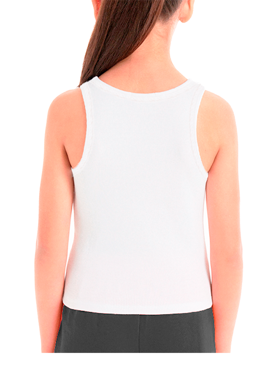 PACK CAMISETAS ALGODÓN NIÑA SWEET COTTON BLANCO 712N X3 SIN MANGAS - 3