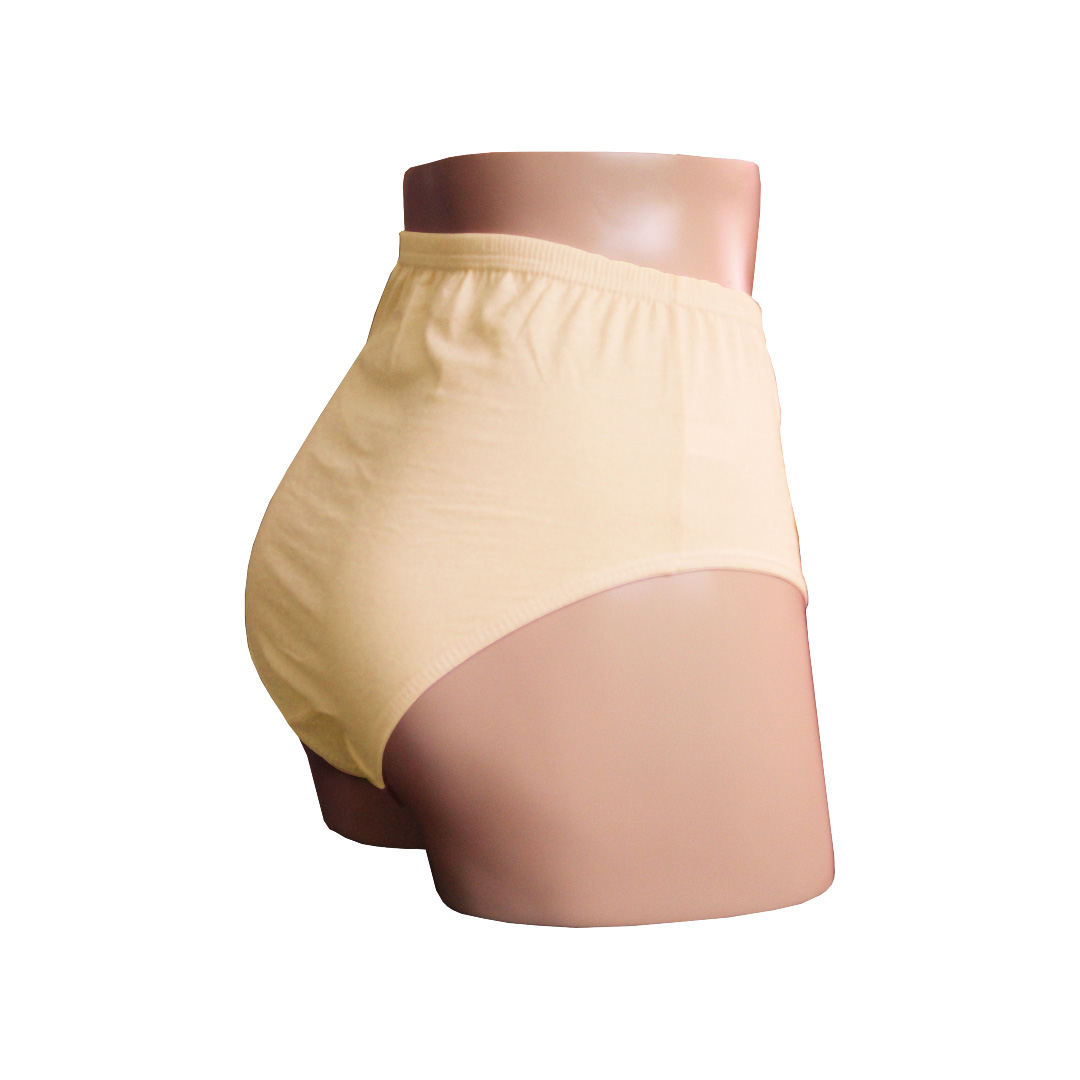 PACK CALZONES ALGODÓN MUJER MONINA BEIGE CLASICA X4 TRUSA - 4