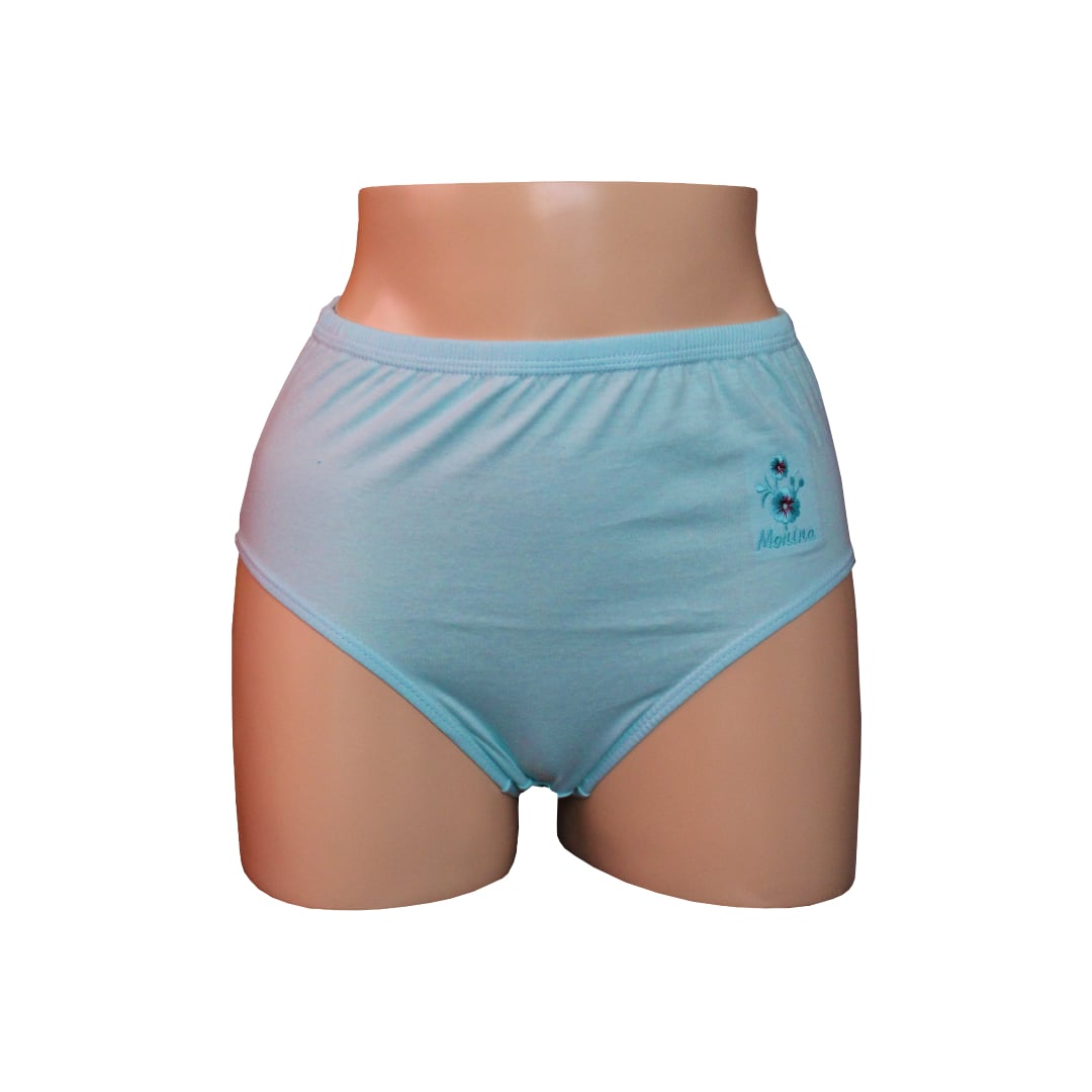 PACK CALZONES ALGODÓN MUJER MONINA MULTICOLOR CLASICA X4 TRUSA 2 - 4