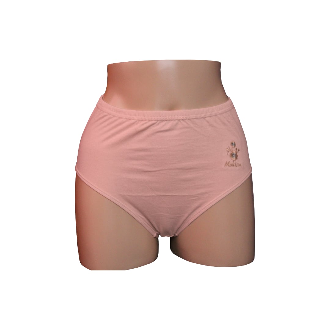 PACK CALZONES ALGODÓN MUJER MONINA MULTICOLOR CLASICA X4 TRUSA 4 - 5
