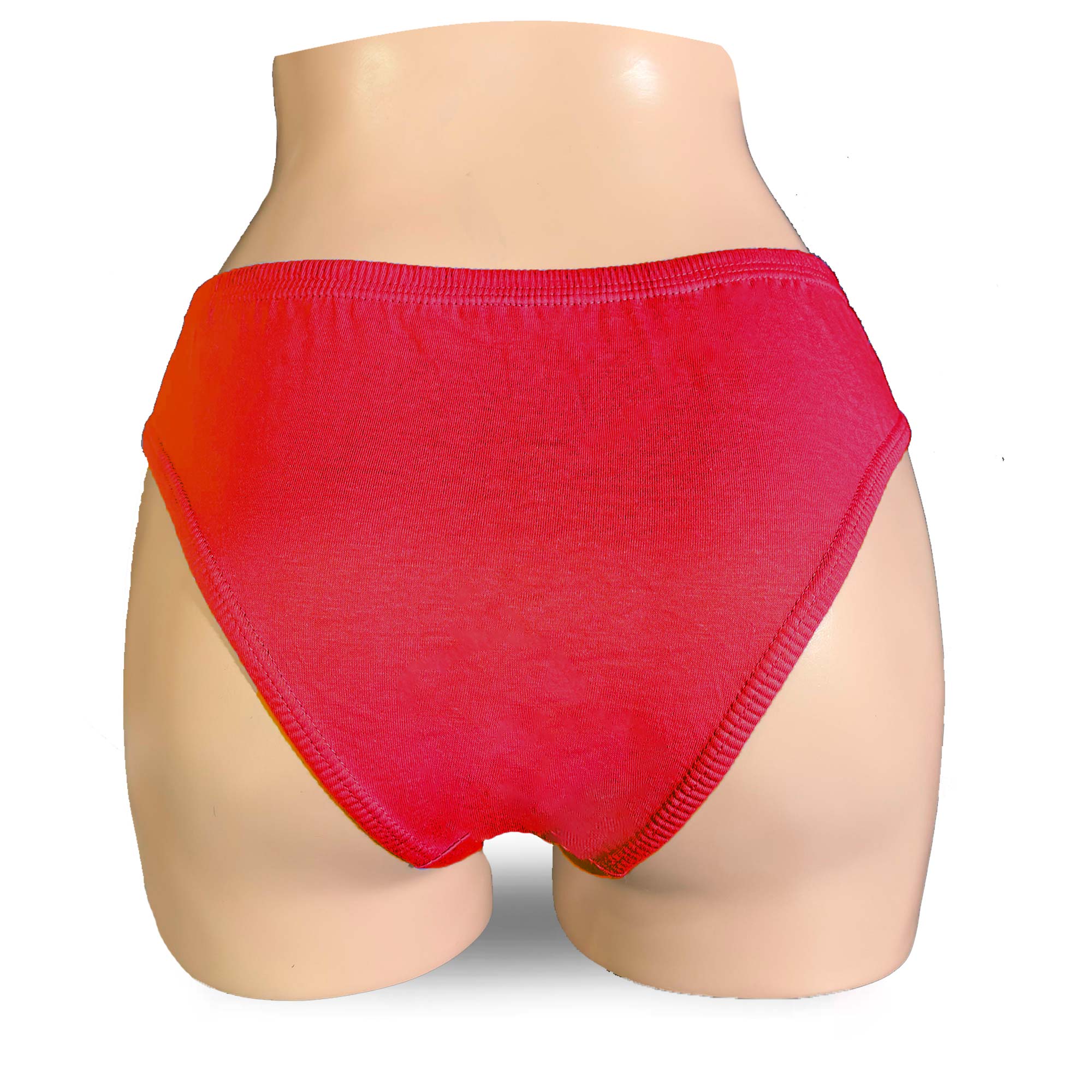 PACK BIKINI ALGODÓN MUJER MONINA ROJO X4 TRUZA - 3
