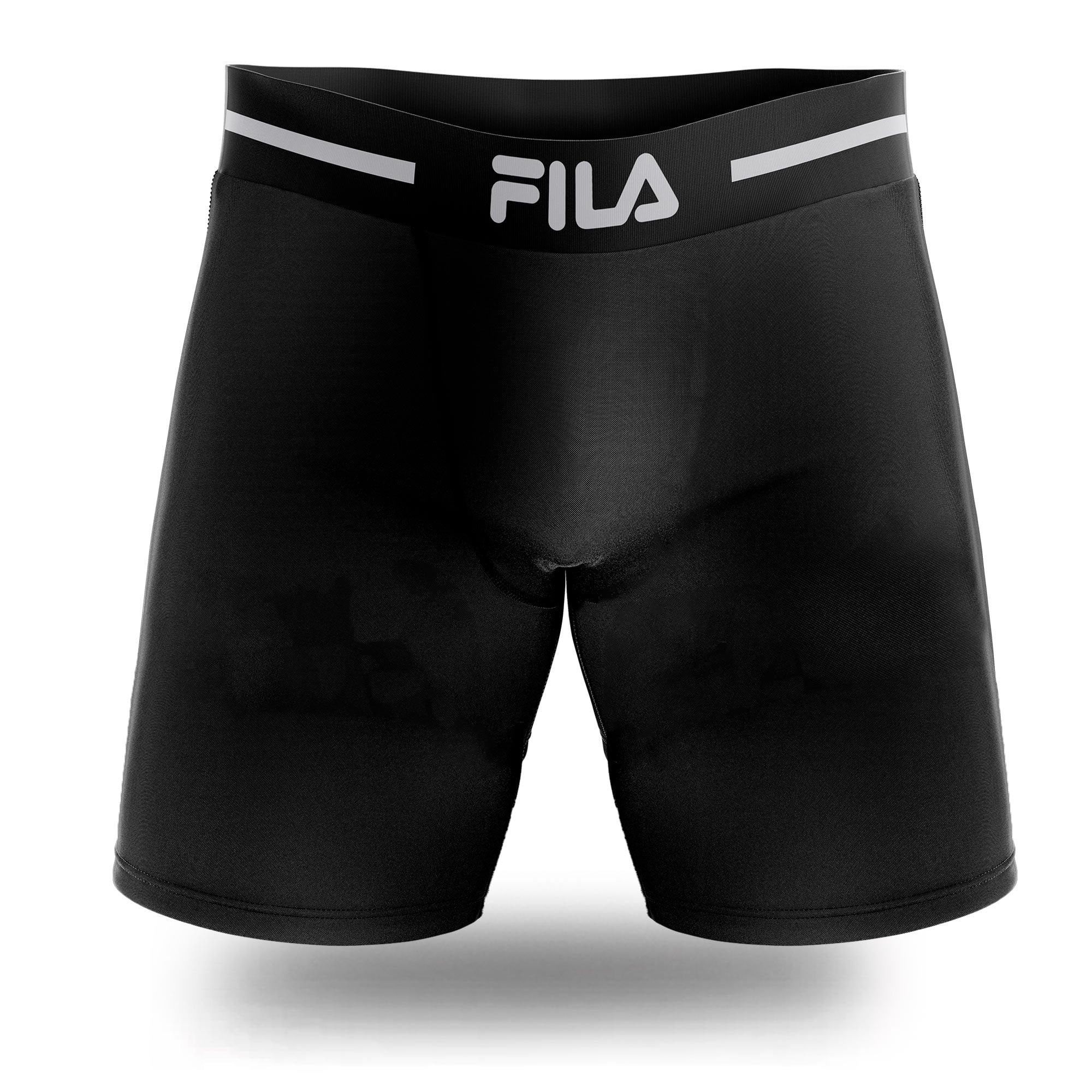 PACK X3 BOXER LARGO FILA PRETINA ANCHA NEGRO - 3